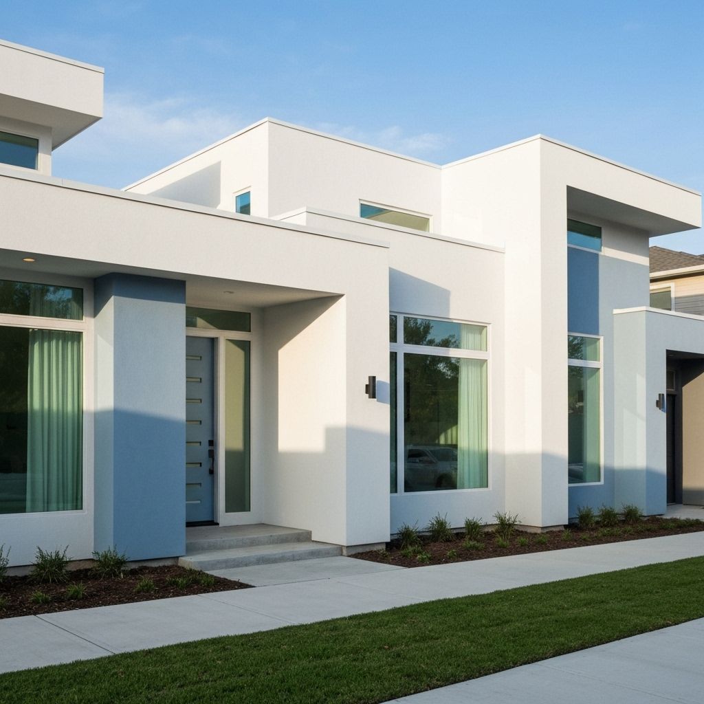 Façade de maison rénovée moderne et lumineuse par CK BATIMENT